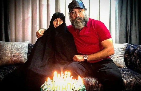 عکس پدر و مادر علی انصاریان