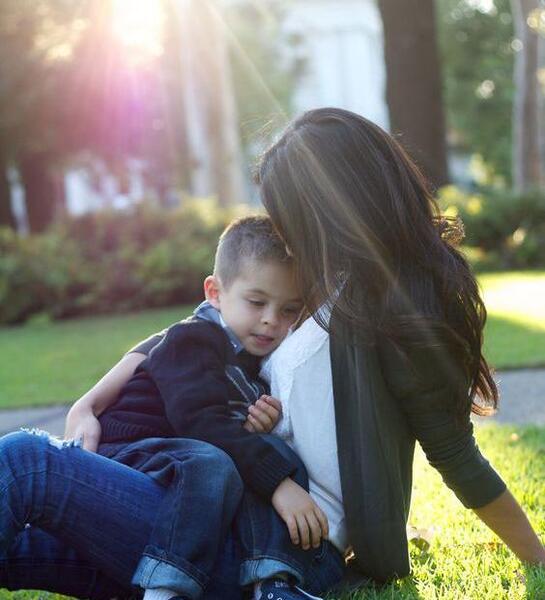 عکس مادر دختری طبیعی