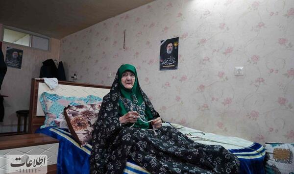 عکس مادر شهید رئیسی