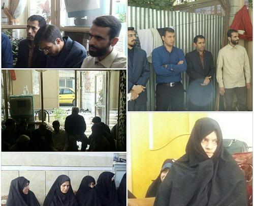 عکس مادر شهید حججی