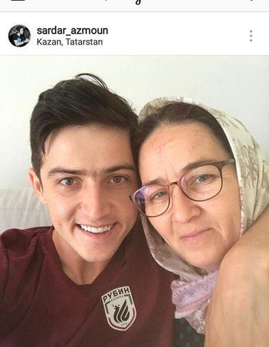 عکس پدر و مادر سردار آزمون