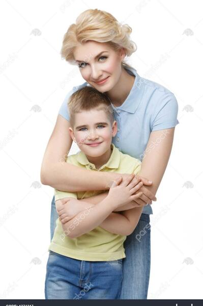 ژست عکس مادر و پسری