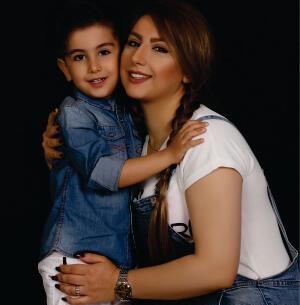 مدل ژست عکس مادر پسری