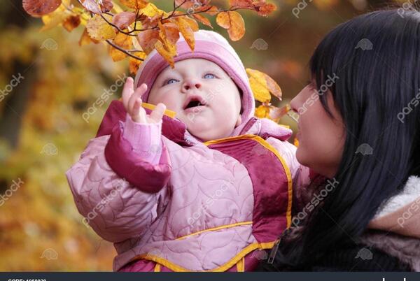 ایده عکس پاییزی مادر دختری