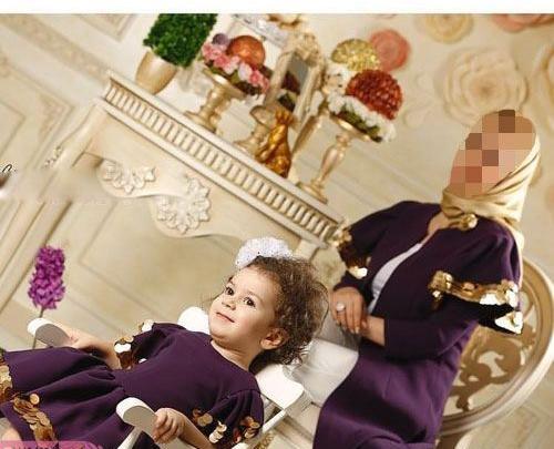 عکس ست مادر دختری برای تولد