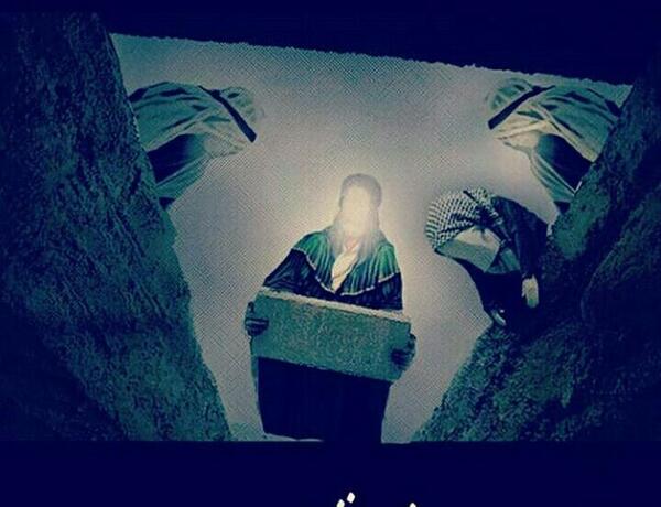 عکس خداحافظی مادر