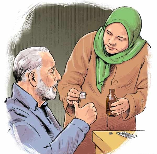 عکس مادر کارتونی تنها
