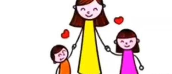 عکس نقاشی مادر تنها