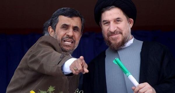 عکس محمود احمدی نژاد با مادر چاوز