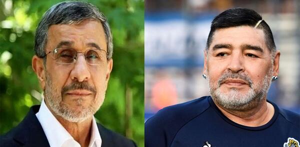 عکس محمود احمدی نژاد با مادر چاوز