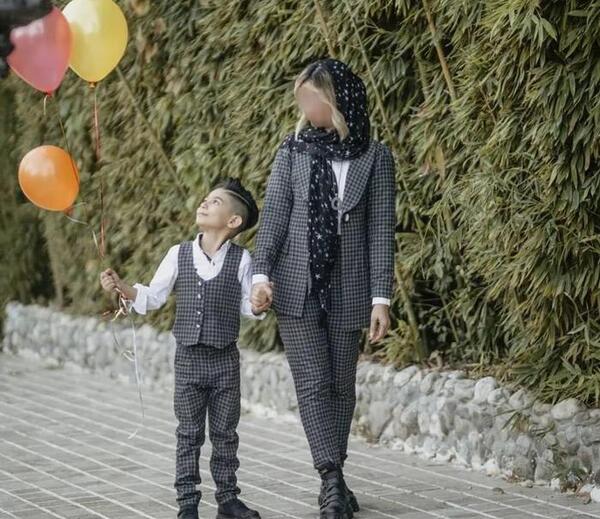 عکس تولد مادر پسر