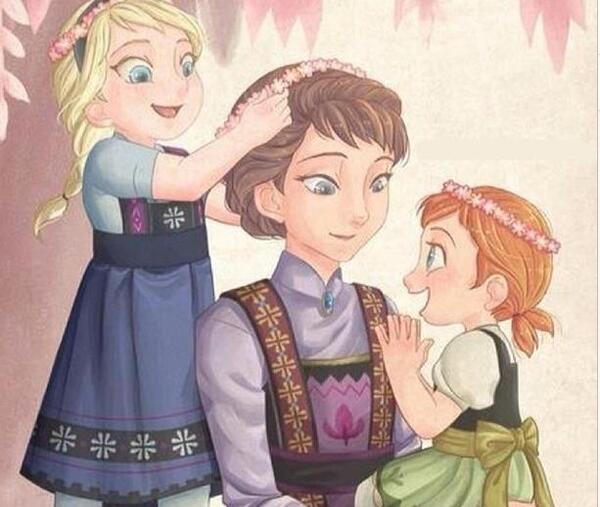 عکس مادر السا آنا