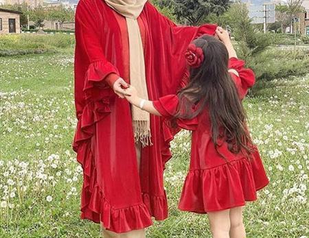 عکس مادر دختری واقعی