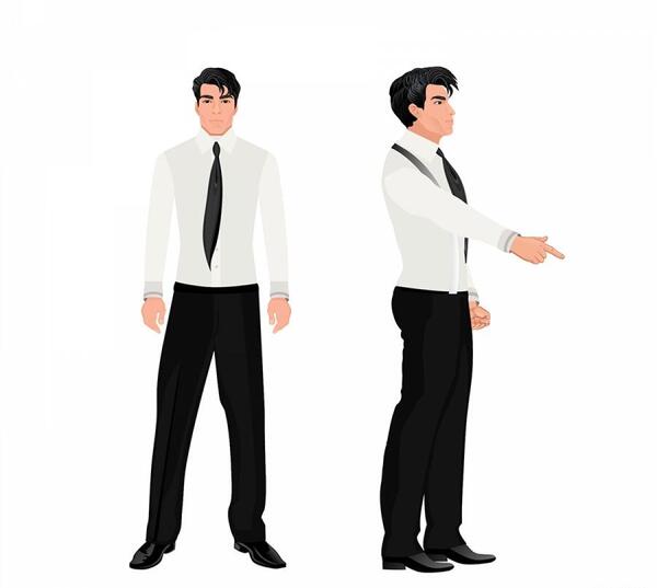 عکس نیم رخ زن و مرد