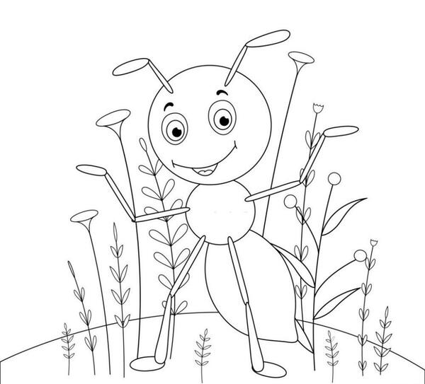 عکس نقاشی مرد مورچه ای