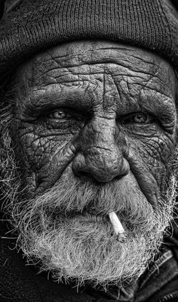 عکس پیر مرد برای طراحی