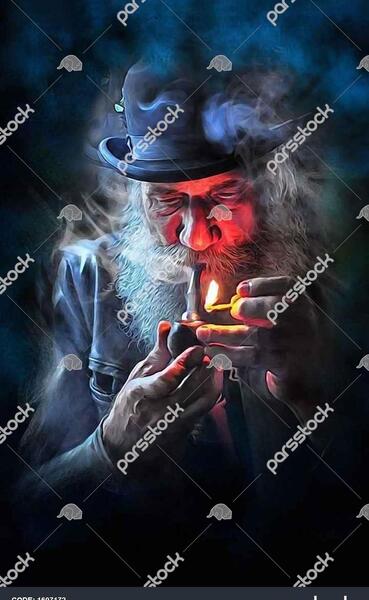 عکس پیر مرد برای طراحی