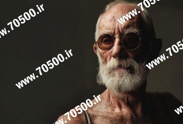 عکس پیر مرد برای طراحی