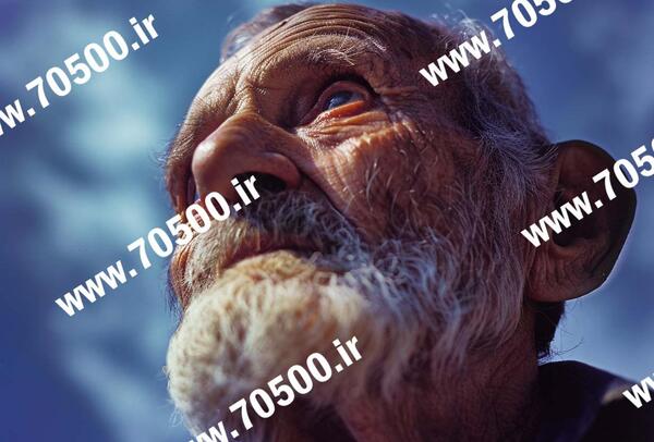 عکس پیر مرد برای طراحی