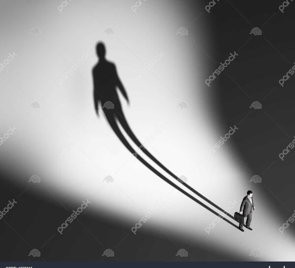 عکس مرد در سایه
