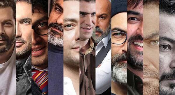 عکس بازیگران مرد زیبا ایرانی