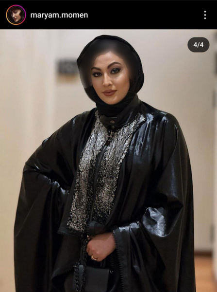 عکس ماه طلعت در بانوی عمارت