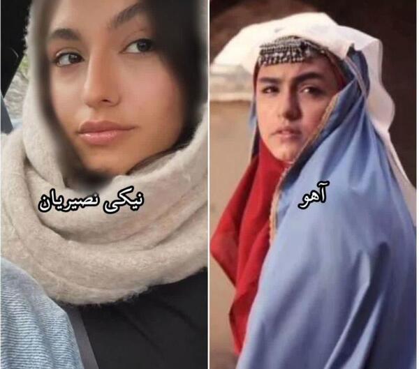 عکس ماه طلعت در بانوی عمارت