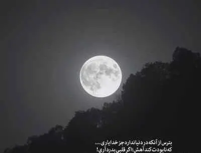 مثل عکس ماه روی اب برکه