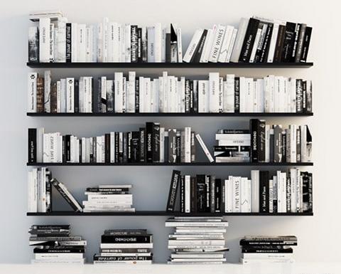 عکس کتابخانه مشکی