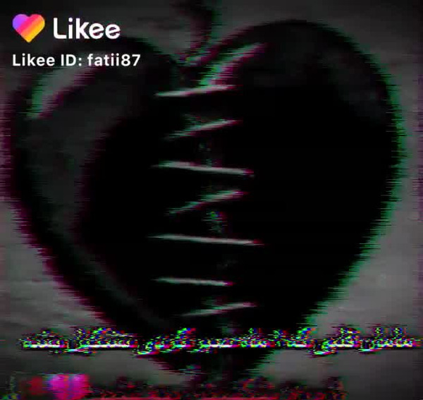 قلب مشکی عکس پروفایل سیاه