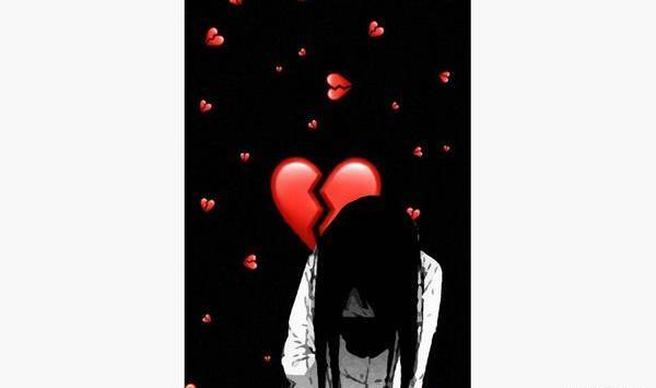 عکس قلب مشکی دارک