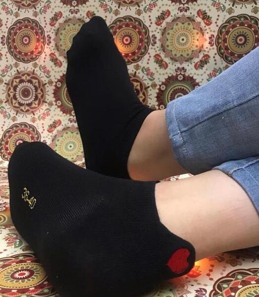 عکس جوراب مشکی زنانه