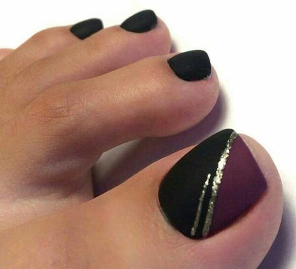 عکس ژلیش پا مشکی