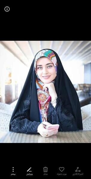 ایده عکس با چادر مشکی