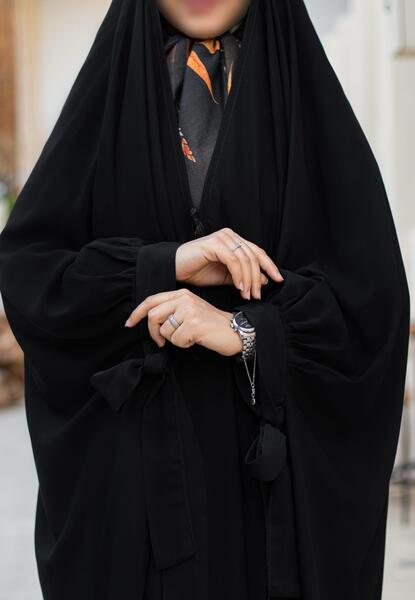 ایده عکس با چادر مشکی