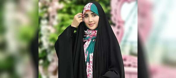 عکس هنری با چادر مشکی
