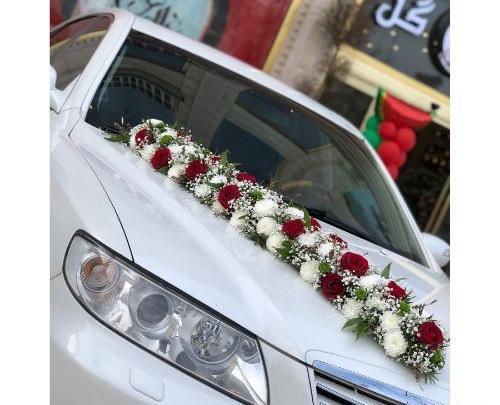 عکس گل ماشین عروس جدید