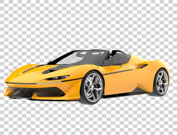 عکس ماشین زرد اسپرت