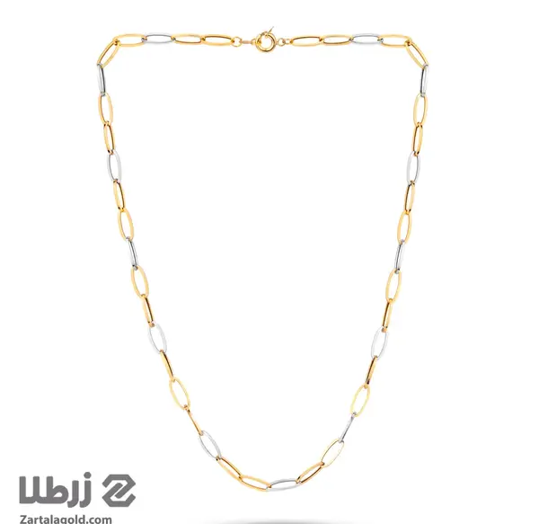 عکس گردنبند طلا سفید مردانه