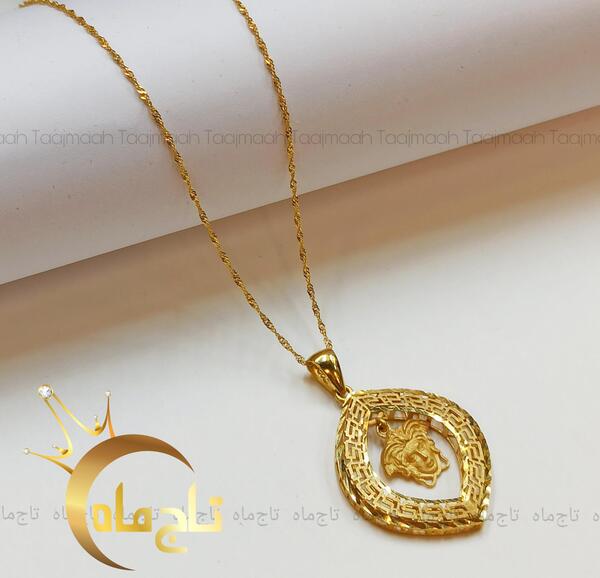 عکس پلاک و زنجیر طلا مردانه