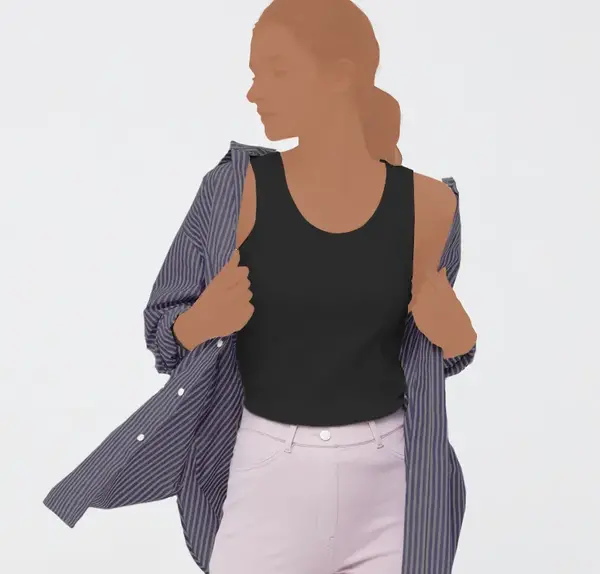 عکس رکابی مشکی مردانه