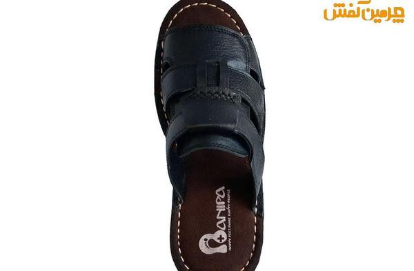 عکس دمپایی مردانه چرمی