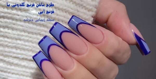 عکس ناخن گلدونی بلند