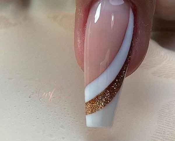 عکس ناخن گلدونی بلند