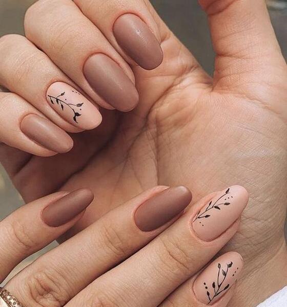 عکس ناخن گرد بلند