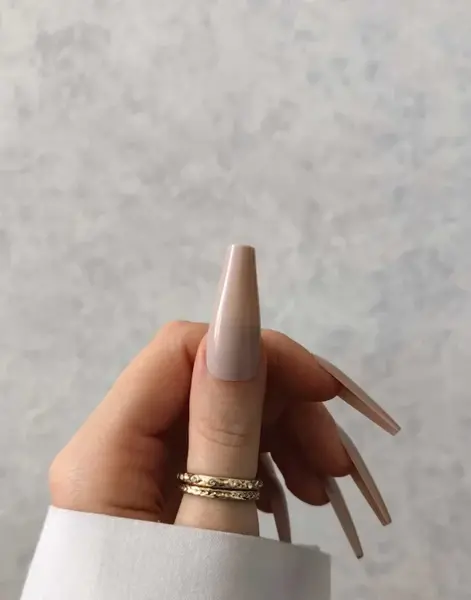 عکس ناخن گرد بلند