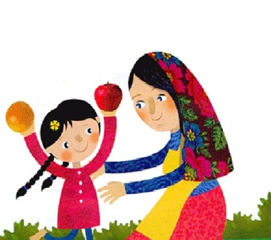 عکس کودکانه مادر و فرزند