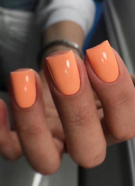 عکس ناخن رنگ گلبهی