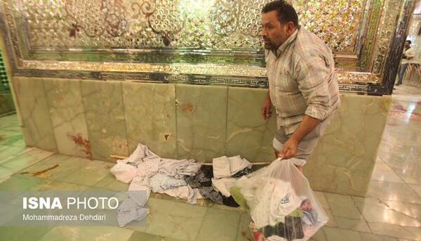 عکس مادر و فرزند شهید شاهچراغ