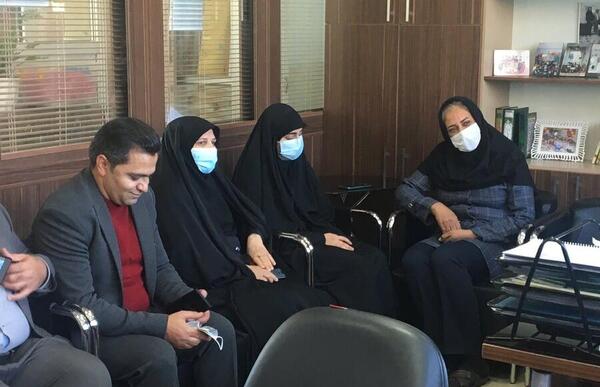 عکس مادر و فرزند شهید کرمان